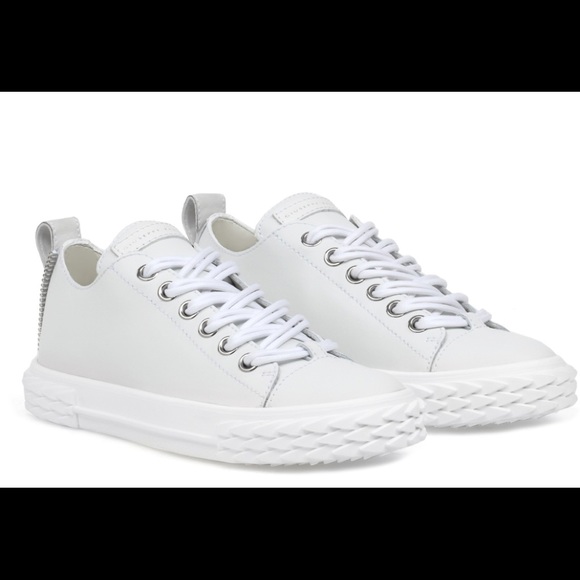 giuseppe zanotti NIB white leather lowtops - Picture 4 of 8